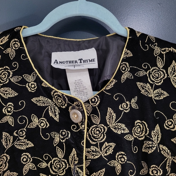 VINTAGE VELVET BLAZER - Picture 3 of 5